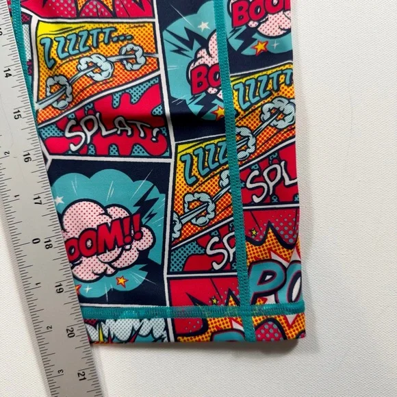 Constantly Varied Gear CVG Knockout Comic Print Capri Leggings Squat Proof XL - Picture 4 of 6